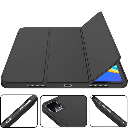 Калъф за Apple iPad Pro 12.9 (2022) / Pro 12.9 (2021) / Pro 12.9 (2020) / Pro 12.9 (2018), Techsuit, Flex Trifold, Зелен Матча