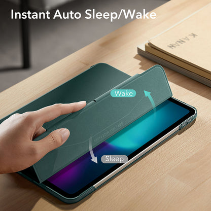 Калъф за Apple iPad Pro 13 (2024), ESR, Ascend Trifold, Сатенено зелен