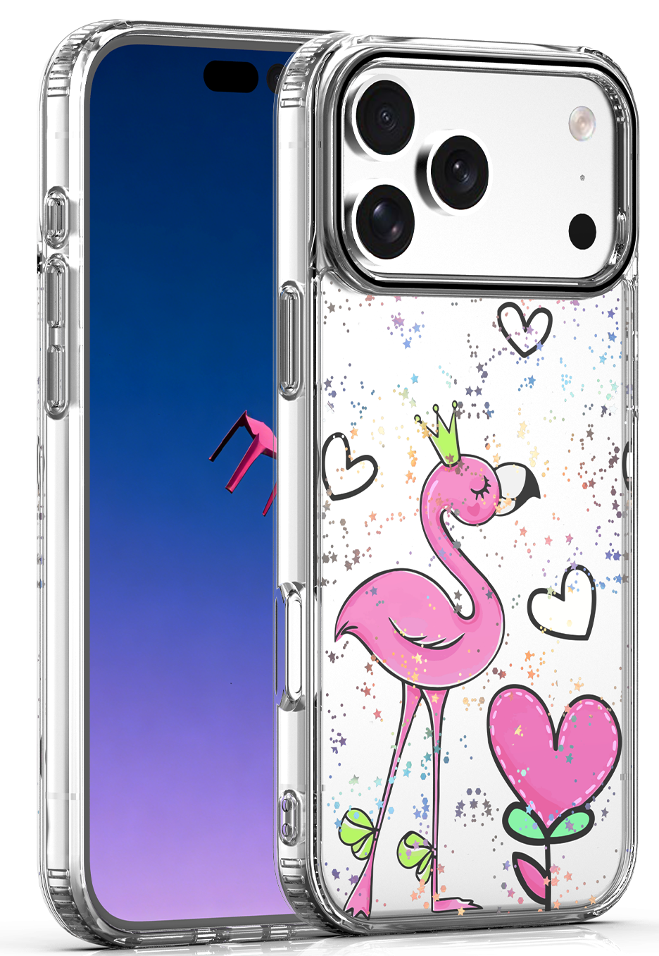 Калъф за Apple iPhone 17 Pro Max, OEM, Ultra Trendy Love 2, Многоцветен