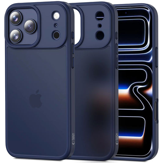 Калъф за Apple iPhone 17 Pro Max, Tech-Protect, Magmat, Матирано тъмносиньо