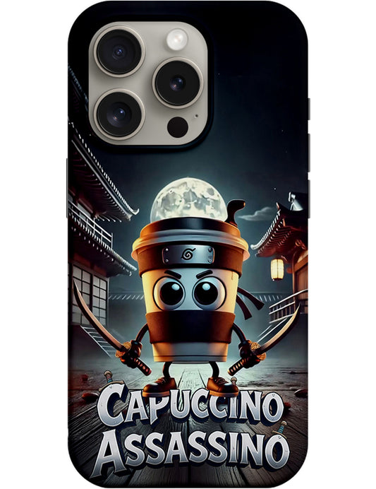 Калъф за Apple iPhone 14 Pro, Perfect Case, Italian Brainrot Capuccino Assassino, Многоцветен