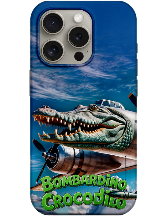 Калъф за Apple iPhone 14 Pro, Perfect Case, Italian Brainrot Bombardino Crocodilo, Многоцветен