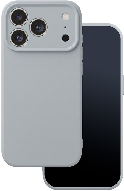 Калъф за Apple iPhone 17 Pro Max, OEM, силикон, сив