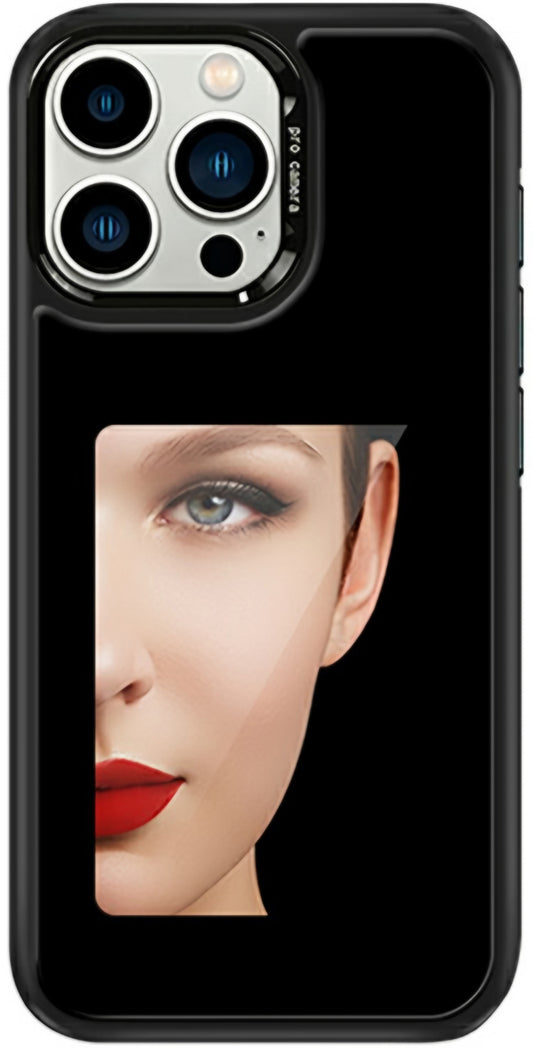 Калъф за Apple iPhone 16 Pro Max, OEM, Персонализиран E-Ink дисплей (4 инча), Черен