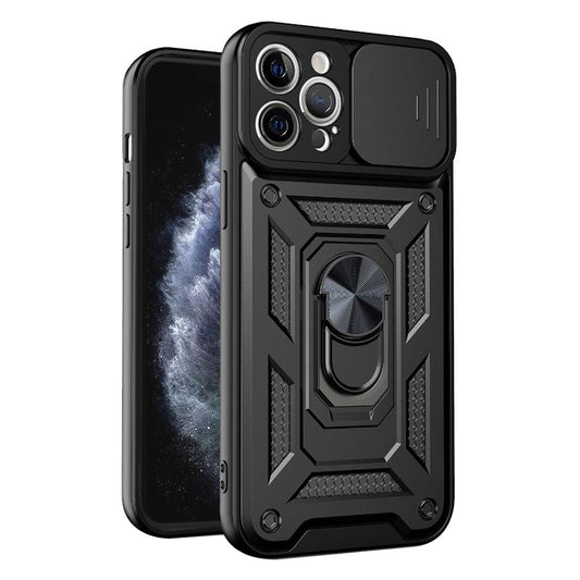 Калъф за Apple iPhone 11 Pro Max, Techsuit, CamShield, Черен