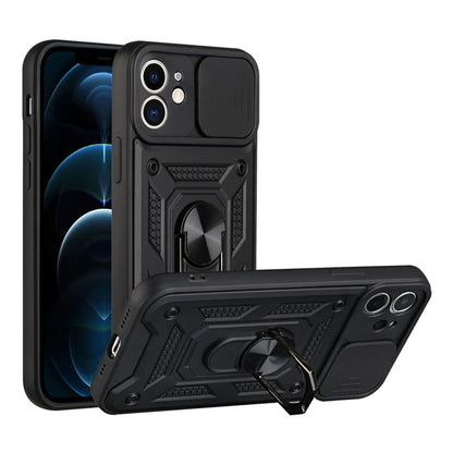 Калъф за Apple iPhone 11, Techsuit, CamShield, Черен