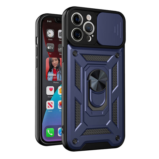 Калъф за Apple iPhone 12 Pro, Techsuit, CamShield, Син