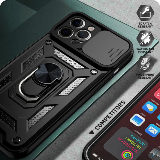 Калъф за Apple iPhone 12 Pro, Techsuit, CamShield, Син