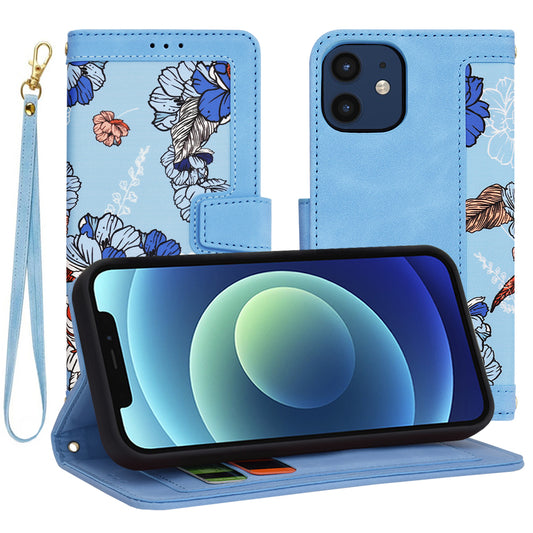 Калъф за Apple iPhone 12 / 12 Pro, Techsuit, FlipCraft, Син