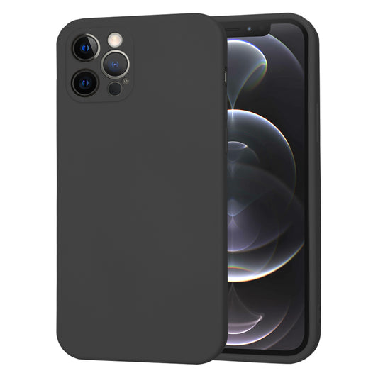 Калъф за Apple iPhone 12 Pro, Techsuit, SoftFlex, Черен