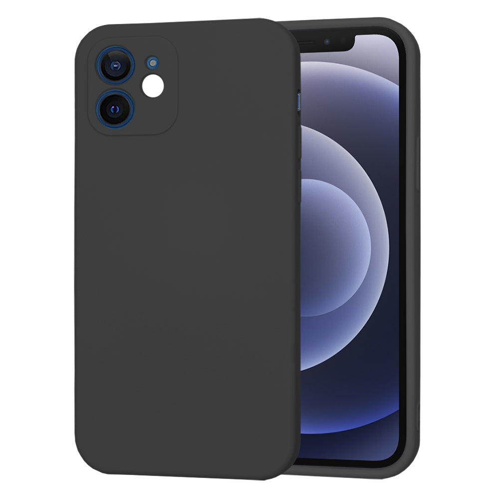 Калъф за Apple iPhone 12, Techsuit, SoftFlex, Черен
