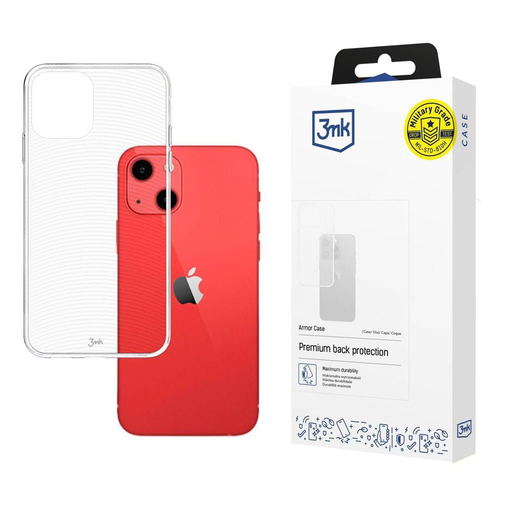 Калъф за Apple iPhone 13, 3MK, Armor, Прозрачен