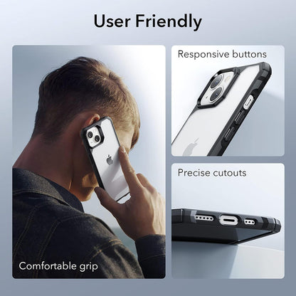 Калъф за Apple iPhone 14 / 13, ESR, Air Armor, Черен прозрачен