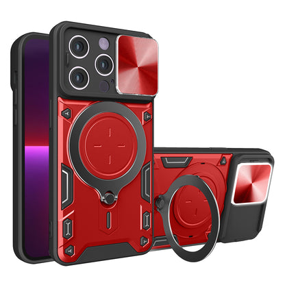 Калъф за Apple iPhone 13 Pro, Techsuit, CamGuard Pro, Червен