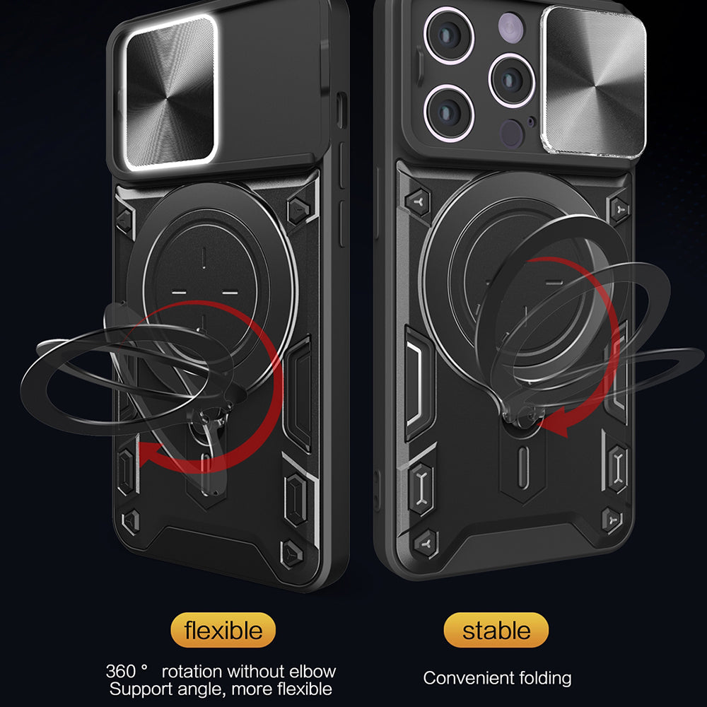 Калъф за Apple iPhone 13 Pro, Techsuit, CamGuard Pro, Червен