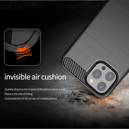 Калъф за Apple iPhone 13 Pro, Techsuit, Карбон, Черен