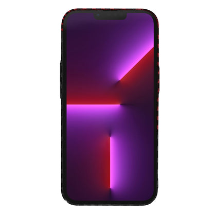 Калъф за Apple iPhone 13 Pro, Techsuit, Carbonite FiberShell, Черно Червен