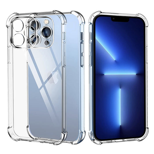 Калъф за Apple iPhone 13 Pro, Techsuit, Shockproof Clear, Прозрачен