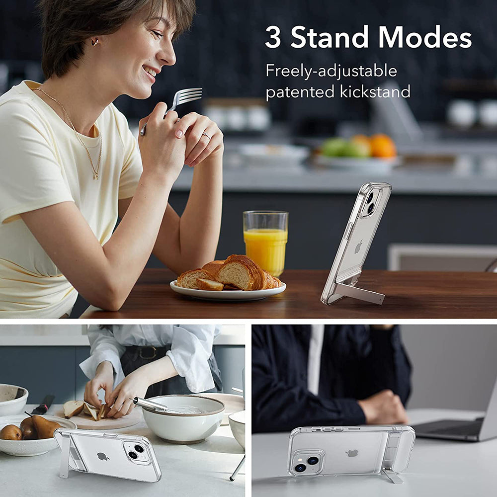Калъф за Apple iPhone 14 Plus, ESR, Air Shield Boost Kickstand, Прозрачен