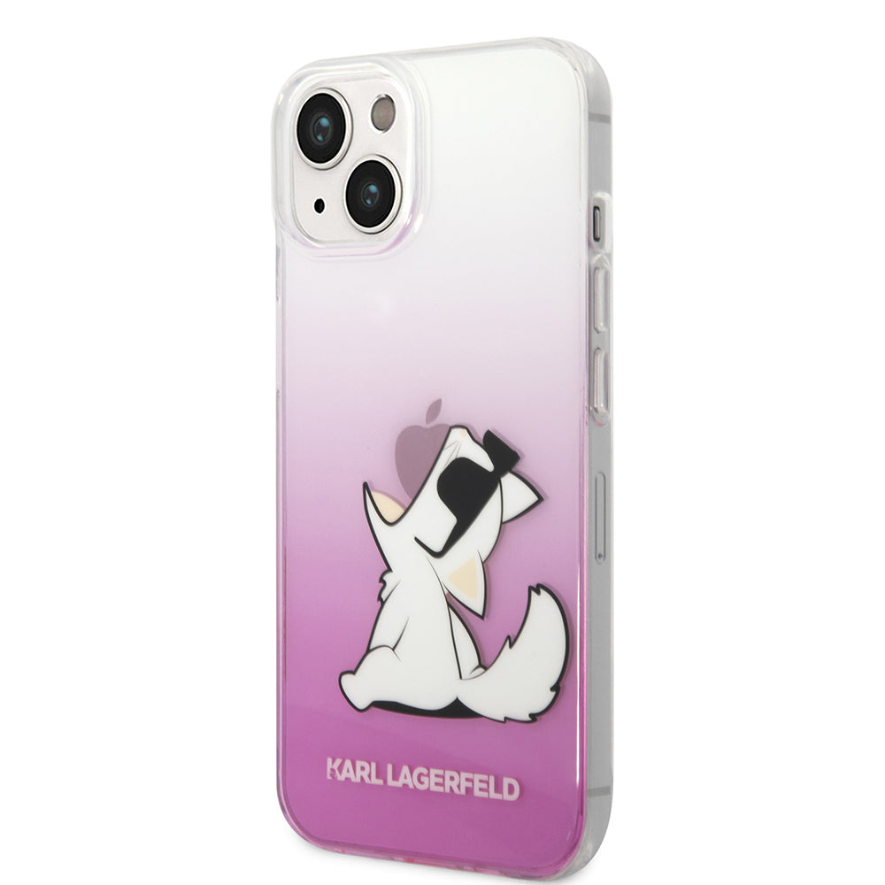 Калъф за Apple iPhone 14 Plus, Karl Lagerfeld, Choupette Fun, Розов