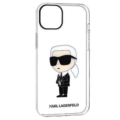 Калъф за Apple iPhone 14 Plus, Karl Lagerfeld, Ikonik Karl, Прозрачен