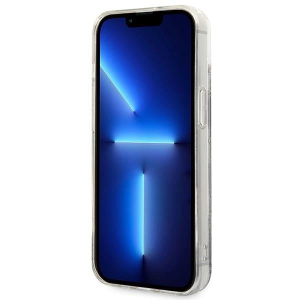 Калъф за Apple iPhone 14 Plus, Karl Lagerfeld, Liquid Glitter Monogram, Черен
