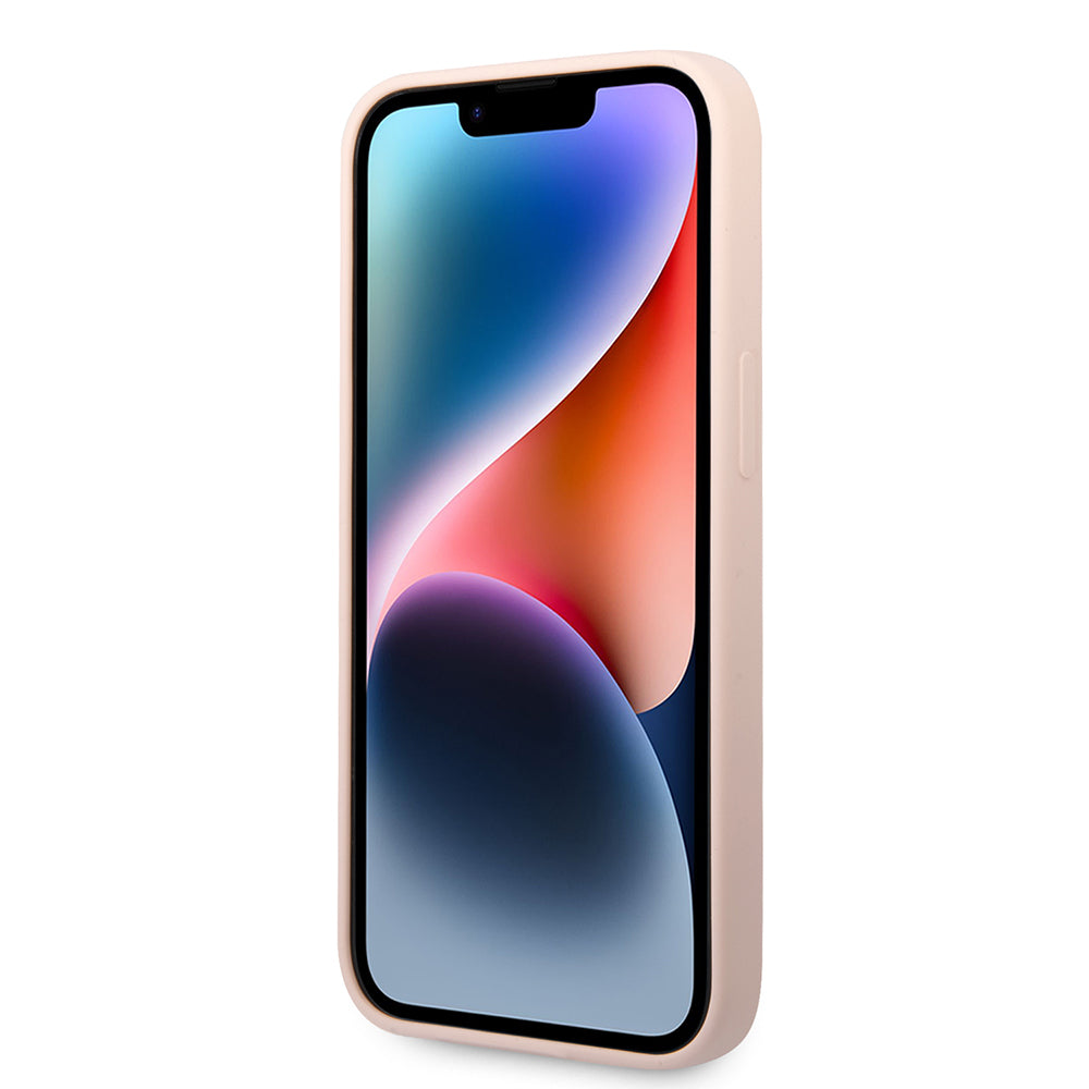 Case for Apple iPhone 14 Plus, Karl Lagerfeld, Silicone Body Choupette, Pink