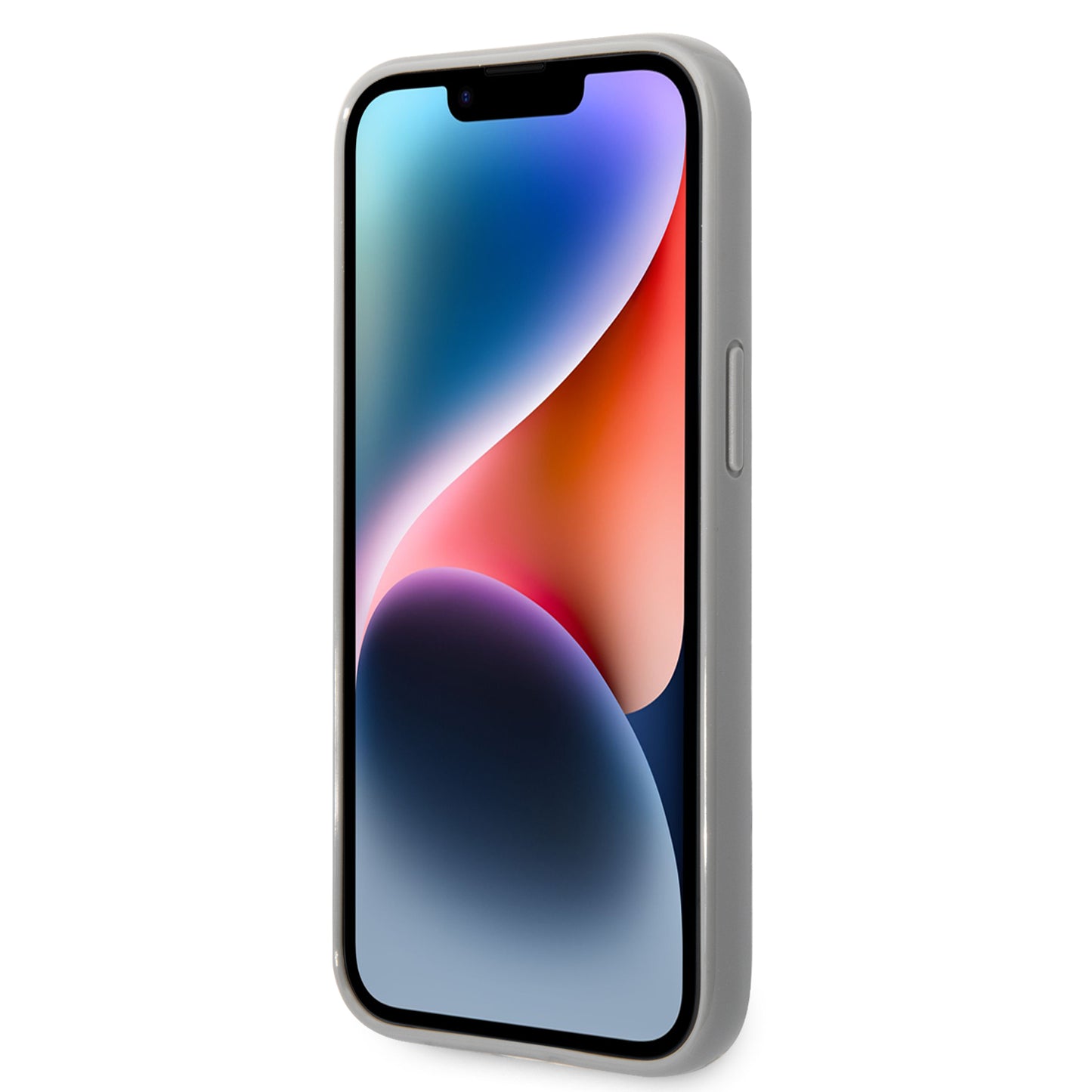 Калъф за Apple iPhone 14 Plus, Karl Lagerfeld, Monogram Iridescent, Сребрист