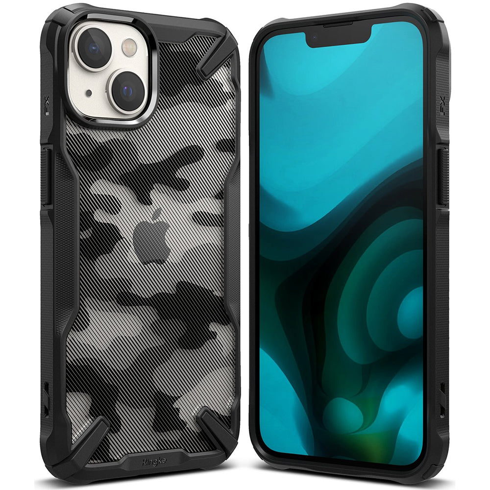 Калъф за Apple iPhone 14 Plus, Ringke, Fusion X Design, Камуфлаж