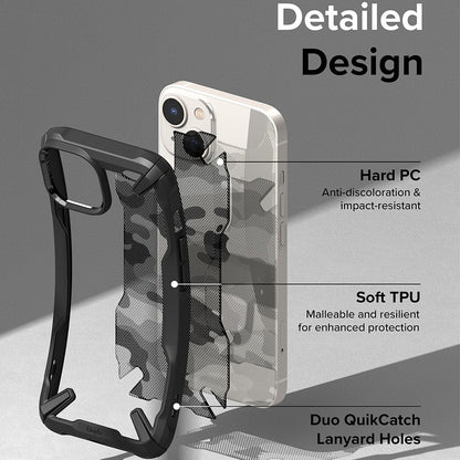 Калъф за Apple iPhone 14 Plus, Ringke, Fusion X Design, Камуфлаж