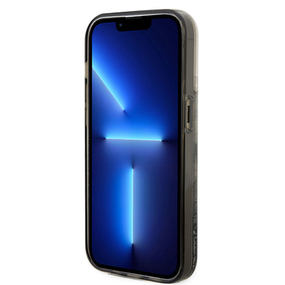 Калъф за Apple iPhone 14 Pro, Karl Lagerfeld, Liquid Glitter Choupette, Прозрачен