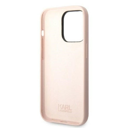 Case for Apple iPhone 14 Pro, Karl Lagerfeld, Ikonik NFT Silicone, Pink