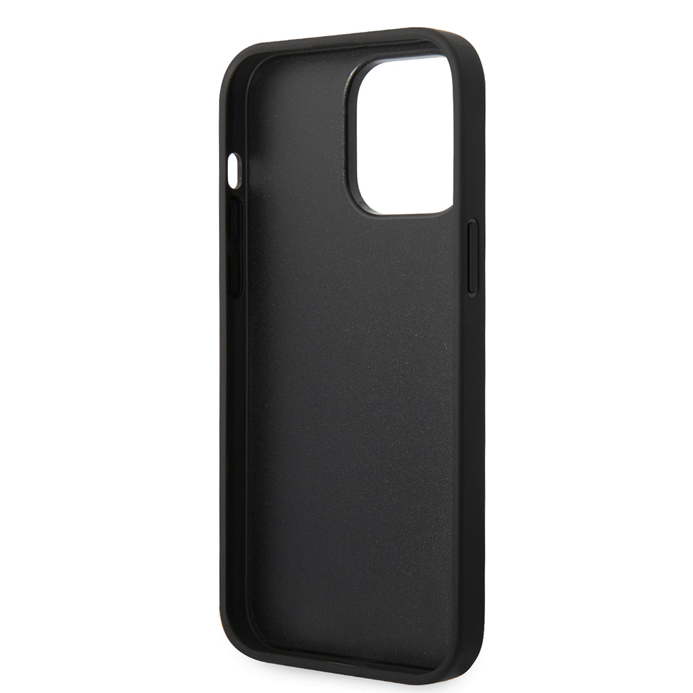 Калъф за Apple iPhone 14 Pro Max, Karl Lagerfeld, Glitter Flakes Ikonik Karl, Сребрист