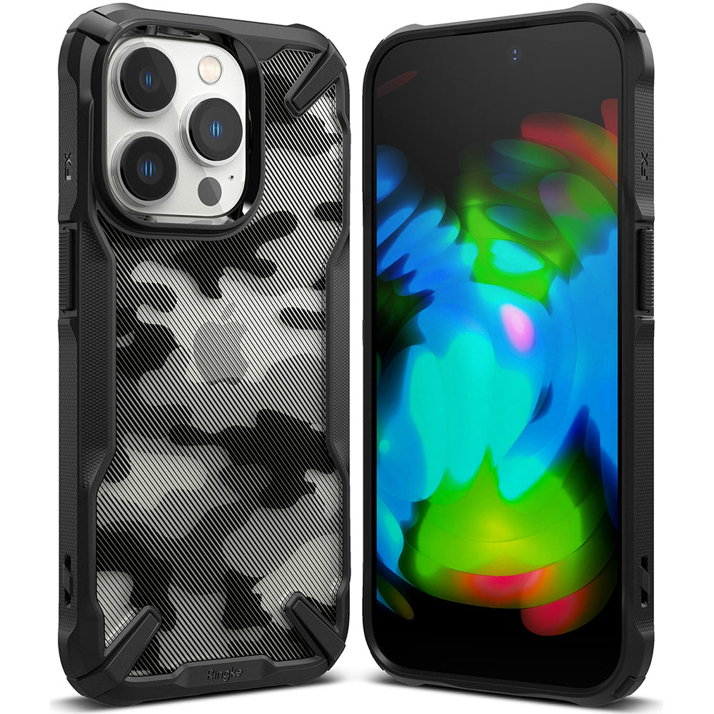 Калъф за Apple iPhone 14 Pro, Ringke, Fusion X Design, Камуфлаж