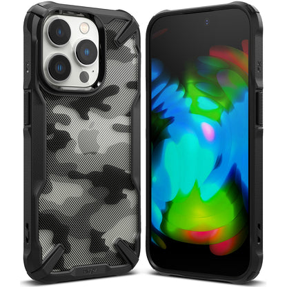 Калъф за Apple iPhone 14 Pro, Ringke, Fusion X Design, Камуфлаж