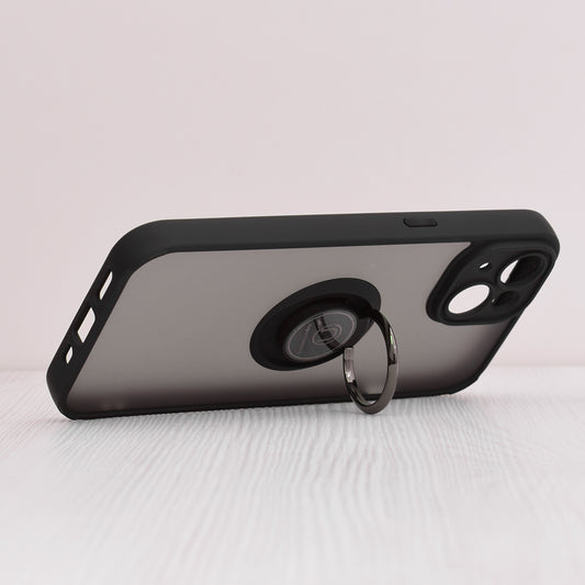 Калъф за Apple iPhone 14, Techsuit, Glinth, Черен