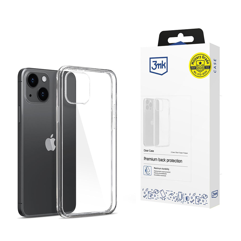 Калъф за Apple iPhone 15, 3MK, прозрачен, прозрачен