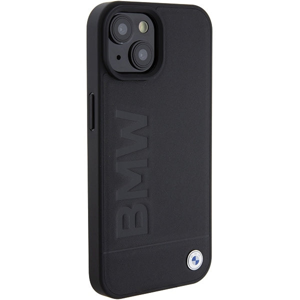 Калъф за Apple iPhone 15 Plus, BMW, Natural Hot Stamp, Черен