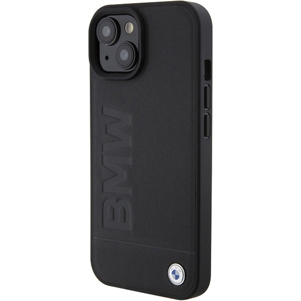 Калъф за Apple iPhone 15 Plus, BMW, Natural Hot Stamp, Черен