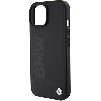 Калъф за Apple iPhone 15 Plus, BMW, Natural Hot Stamp, Черен