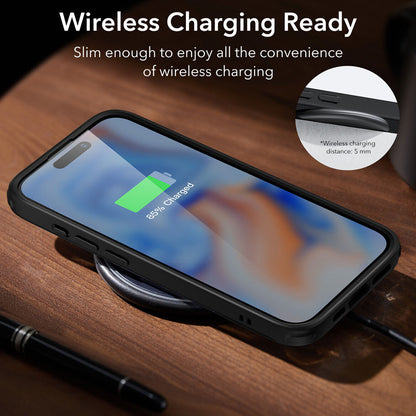Калъф за Apple iPhone 15 Plus, ESR, Air Shield Boost Kickstand, Черен