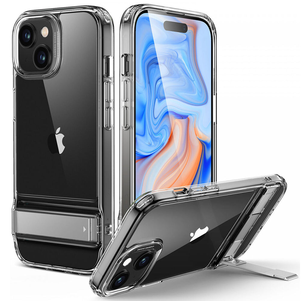 Калъф за Apple iPhone 15 Plus, ESR, Air Shield Boost Kickstand, Прозрачен