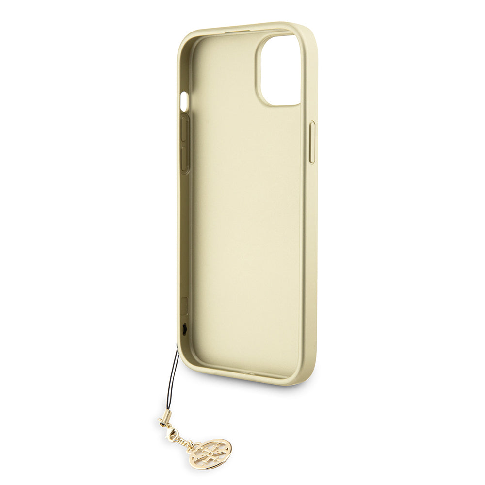 Калъф за Apple iPhone 15 Plus, Guess, 4G Charm, Сив