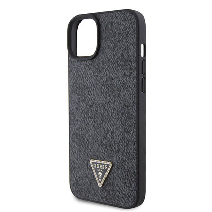 Калъф за Apple iPhone 15 Plus, Guess, Crossbody 4G Metal Logo, Черен