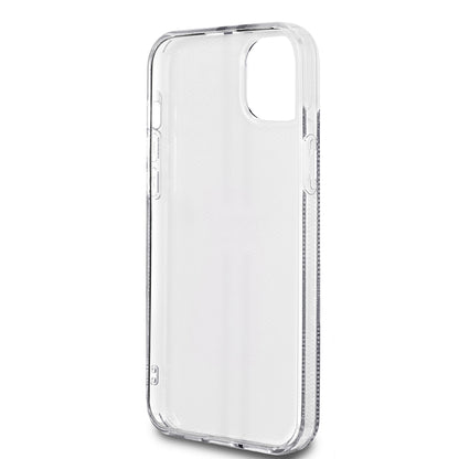 Калъф за Apple iPhone 15 Plus, Guess, IML 4G Gold Stripe, Черен