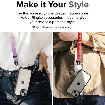 Калъф за Apple iPhone 15 Plus, Ringke, Fusion Bold, Черен