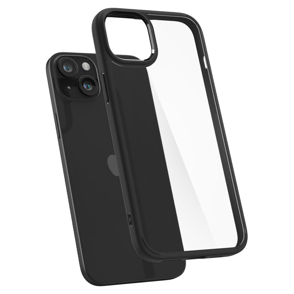 Калъф за Apple iPhone 15 Plus, Spigen, Ultra Hybrid, Матово Черен