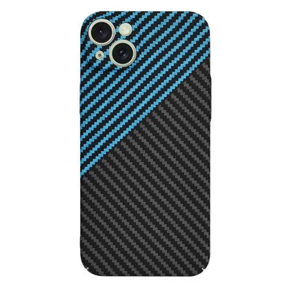 Калъф за Apple iPhone 15 Plus, Techsuit, Carbonite FiberShell, Черно Синьо