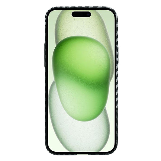 Калъф за Apple iPhone 15 Plus, Techsuit, Carbonite FiberShell, Черно Сиво