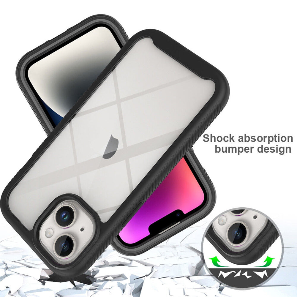 Case for Apple iPhone 15 Plus, Techsuit, Defense360 Pro, Black